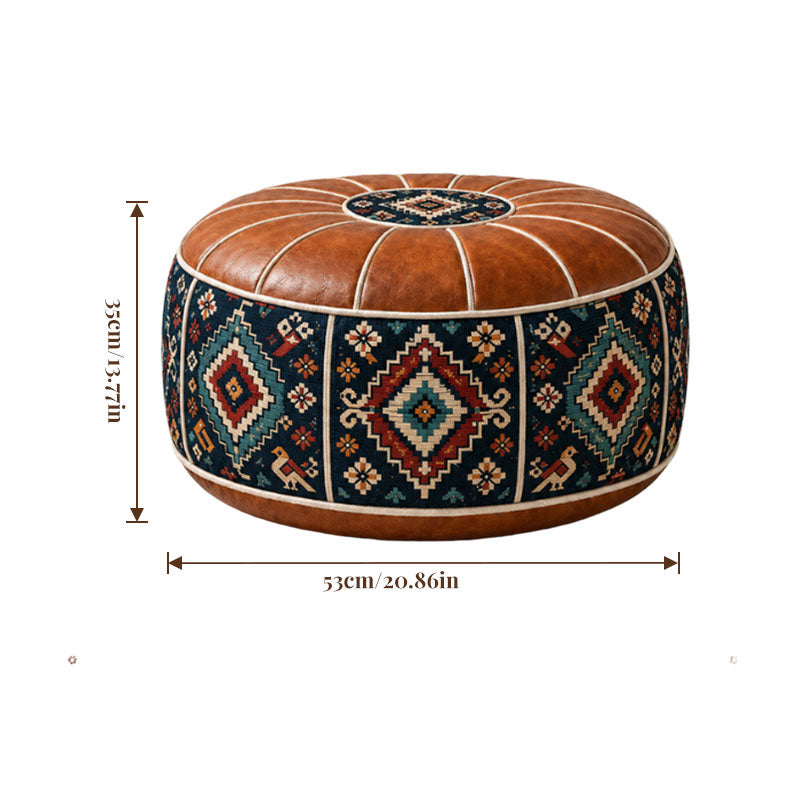 Bohemian Storage Ottoman Pouf