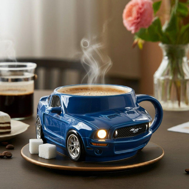 Car-Shaped Stainless Steel Coffee Mug