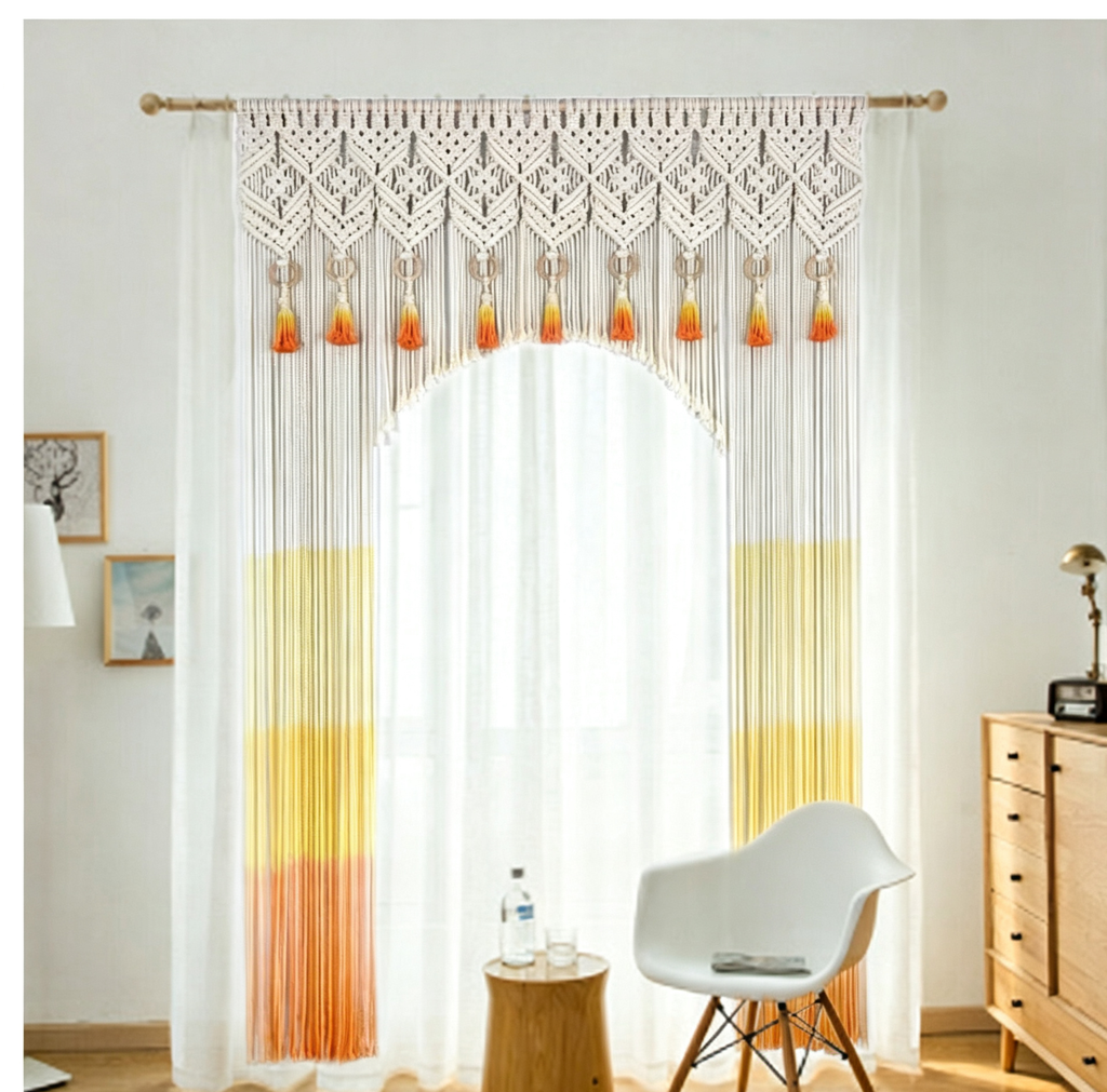 Tassel Tapestry Door Curtain