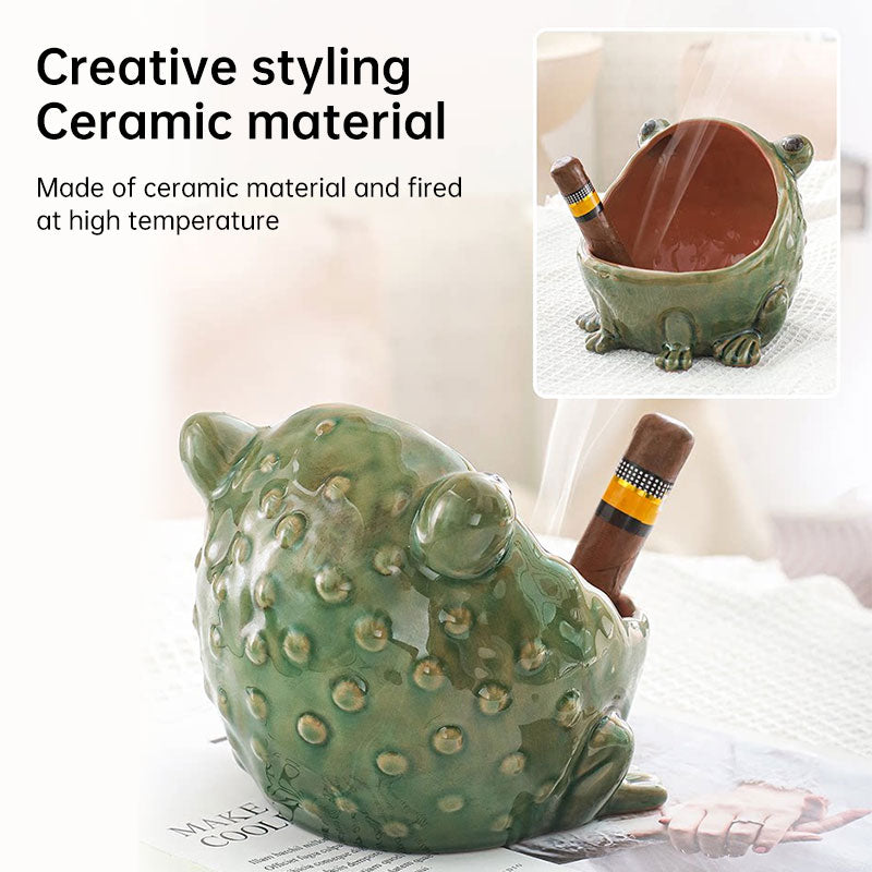 Ceramic Frog Storage Bowl