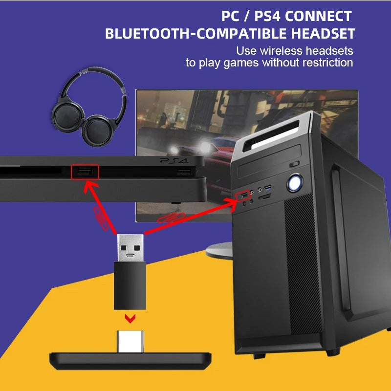 Bluetooth Audio Adapter for Switch/PS4/PC