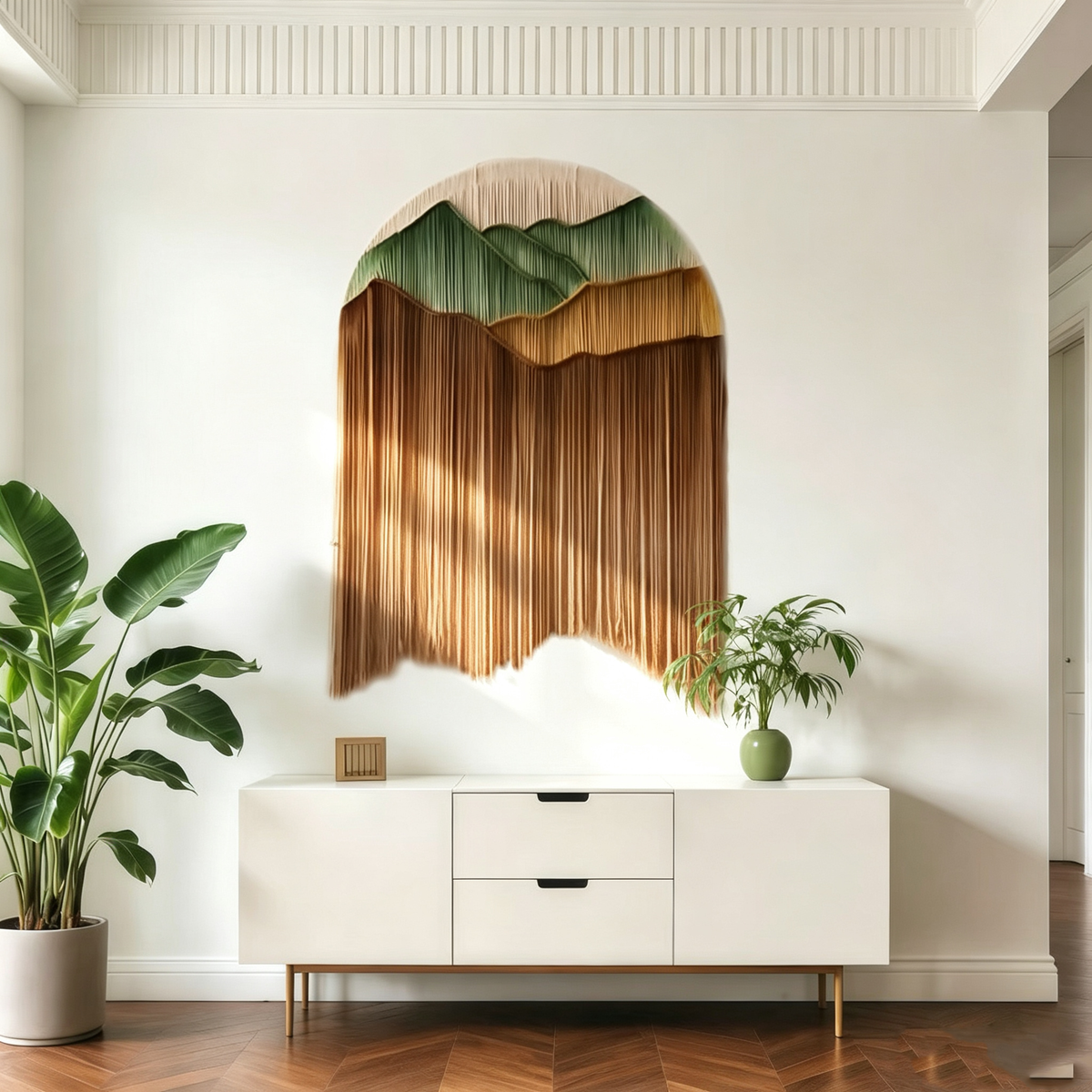 Handwoven Circular Tapestry