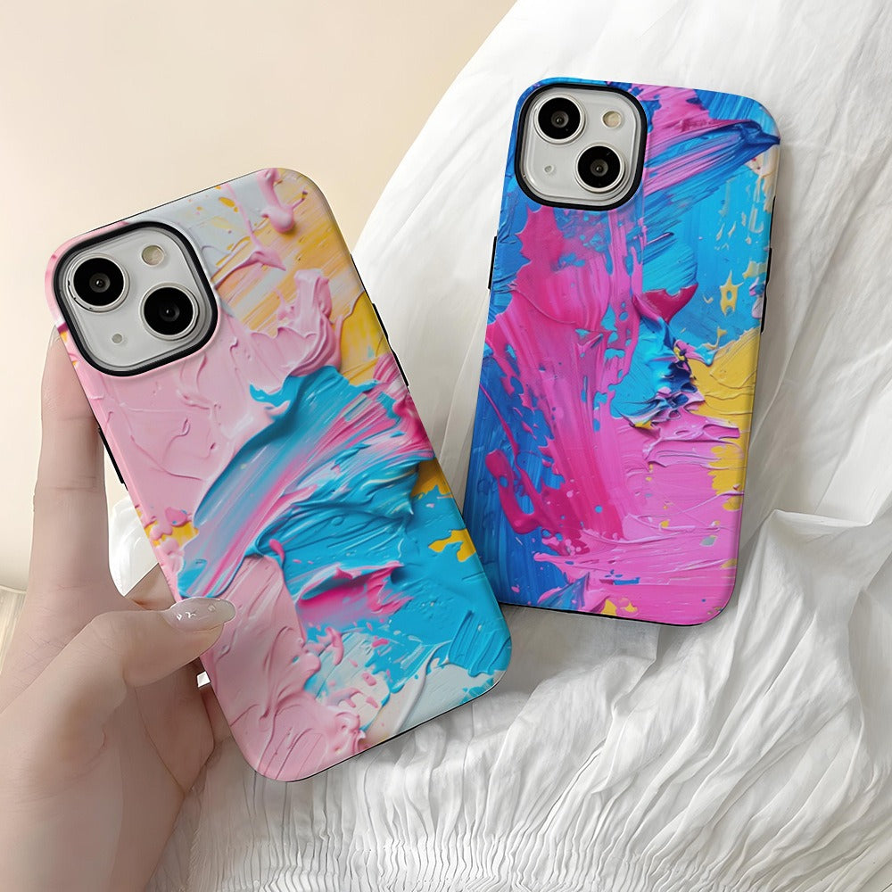 Oil Painting Print Phone Case for iPhone 12-16