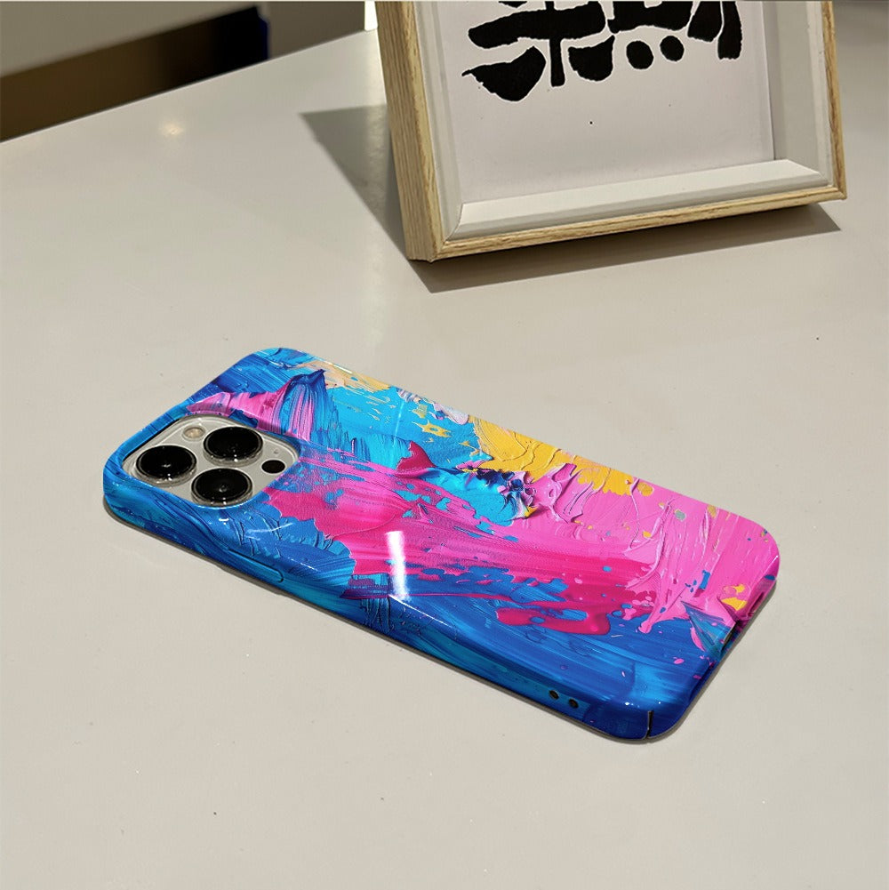 Oil Painting Print Phone Case for iPhone 12-16