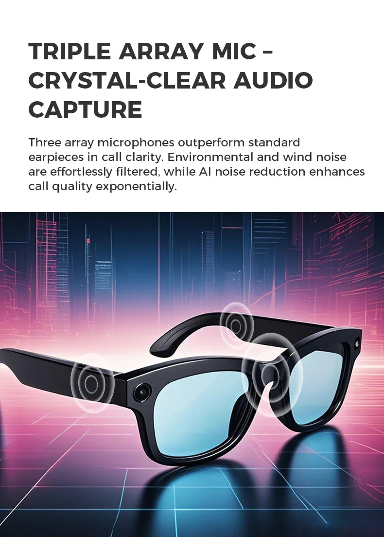 AI Smart Camera Glasses