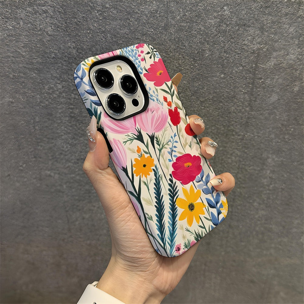 Flower Phone Case for iPhone 13-16