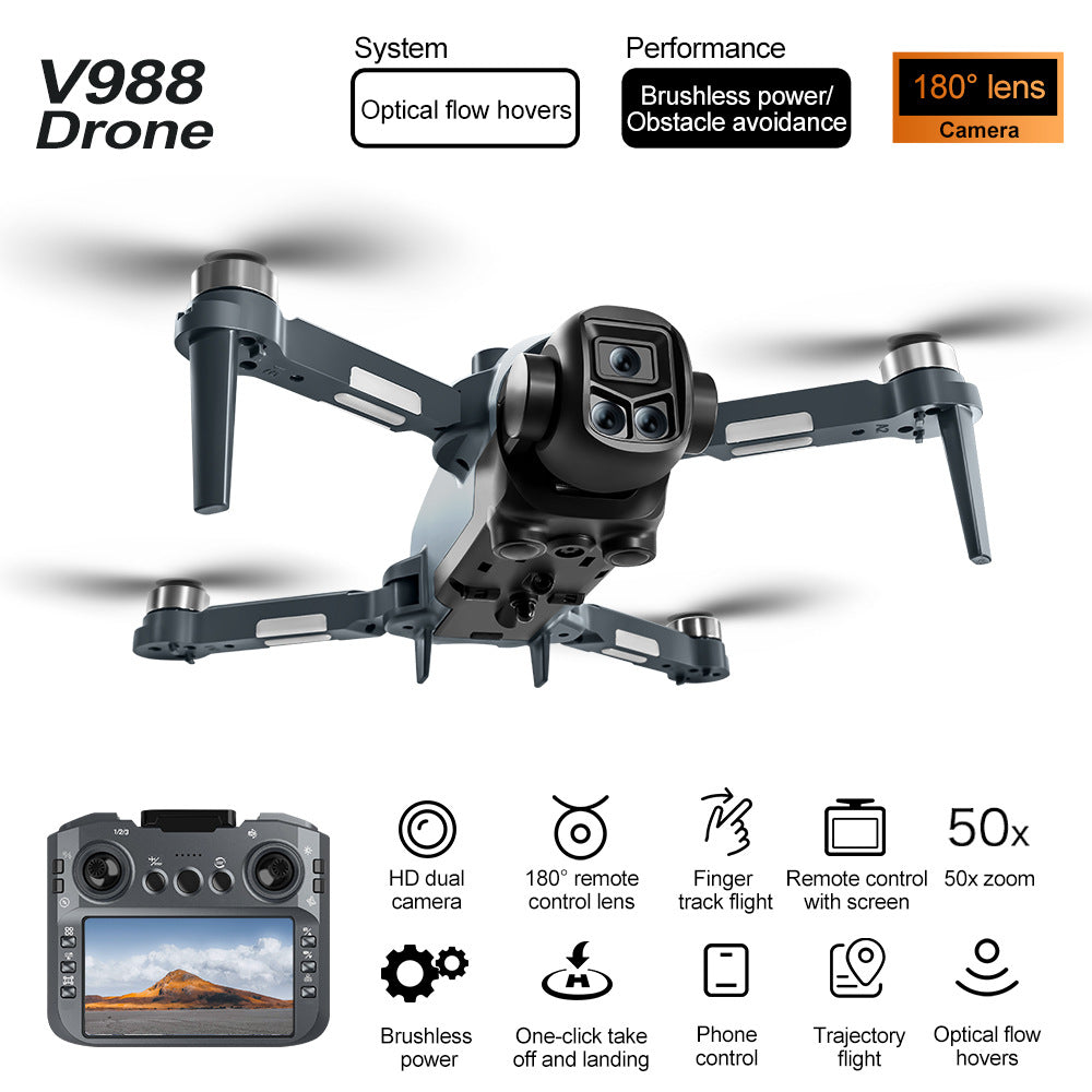 Triple-Camera 8K Aerial Drone