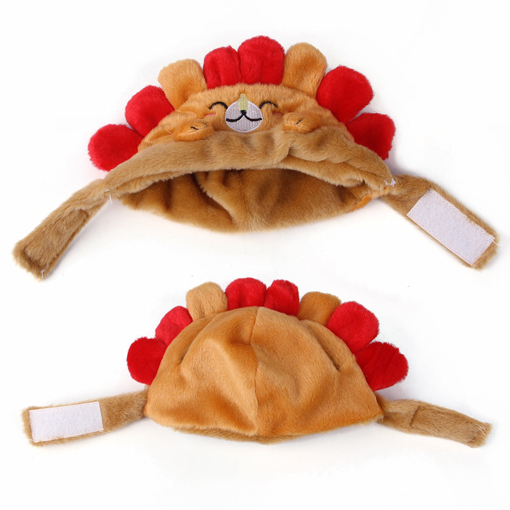 Hedgehog Pattern Pet Windproof Hood