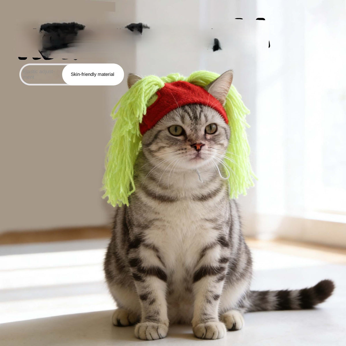 Braided-Style Pet Wool Hat