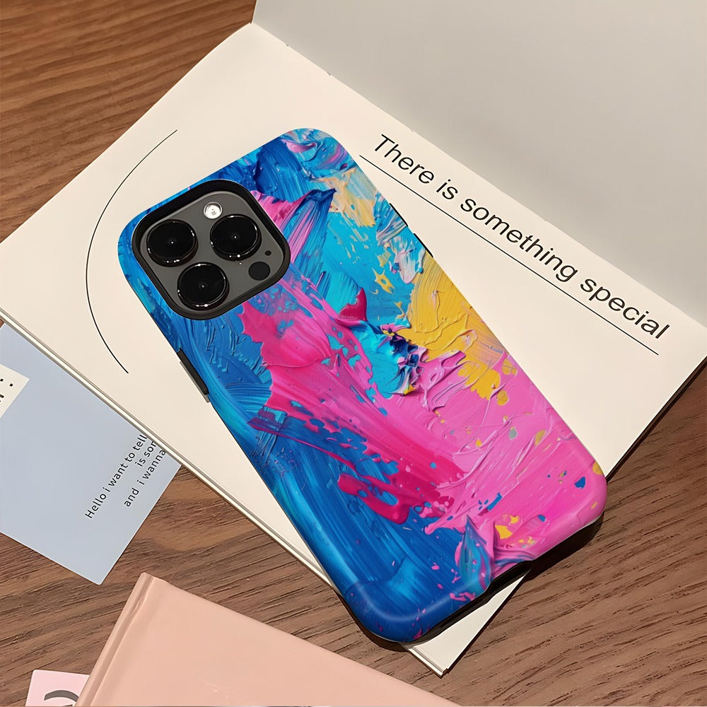 Oil Painting Print Phone Case for iPhone 12-16
