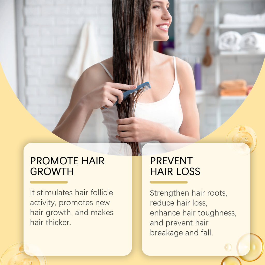 Hoegoa Honey Hair Care Essential Oil Honey Rosemary Scalp Repair Smooth And Moist Hair Care Essential Oil