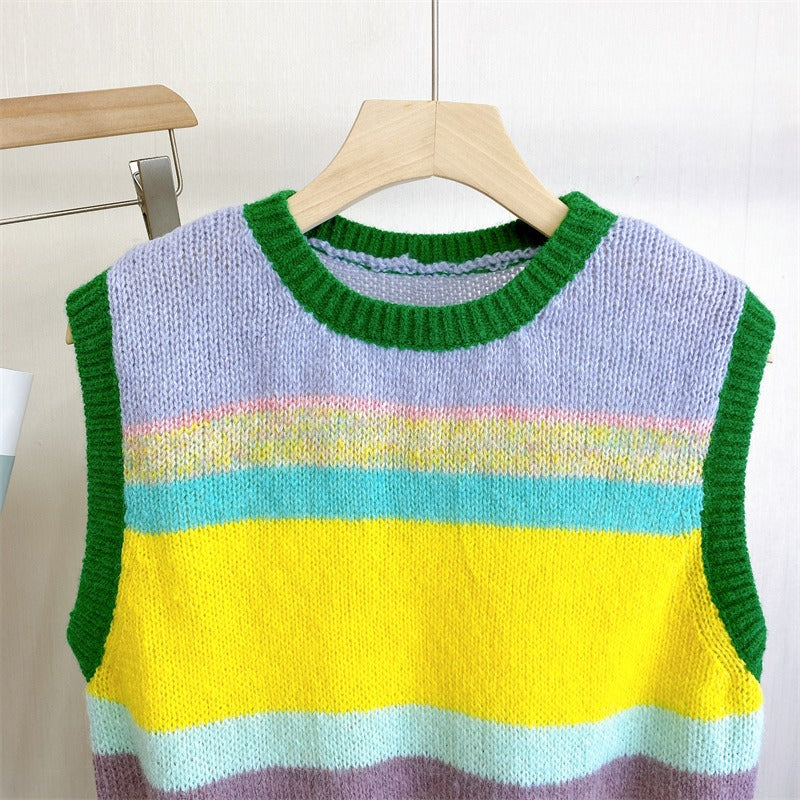 Sleeveless Knit Vest