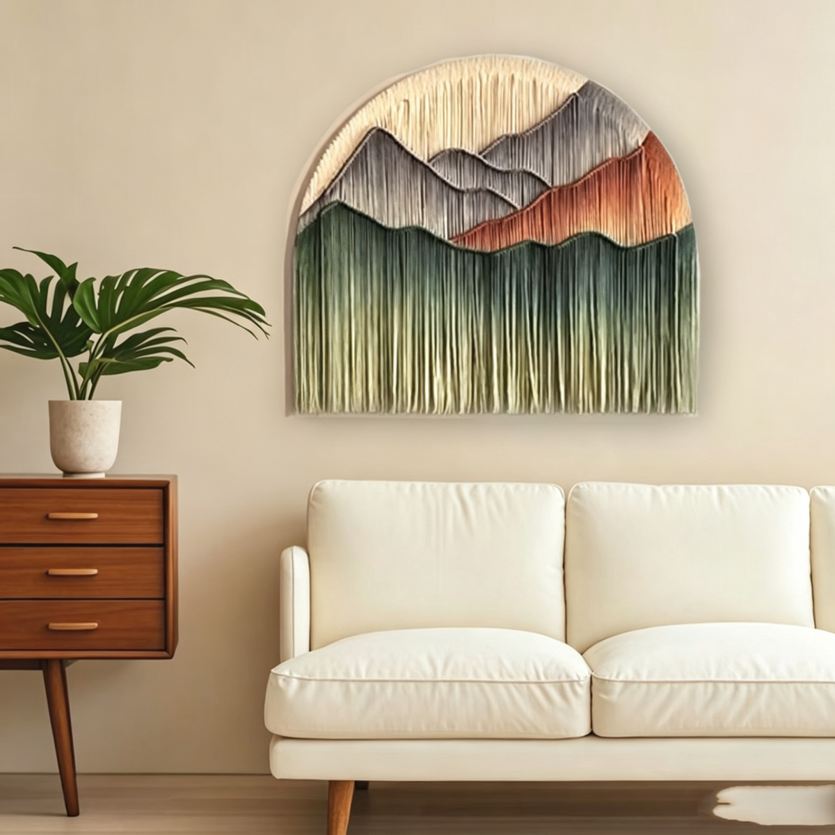 Handwoven Circular Tapestry