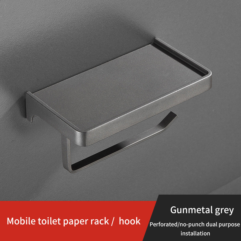 Toilet Mobile Phone Paper Towel Box Bathroom Storage Rack Toilet Paper Drawer Paper Roll Holder Non Perforated Wall Mounted Toilet Paper Hanger