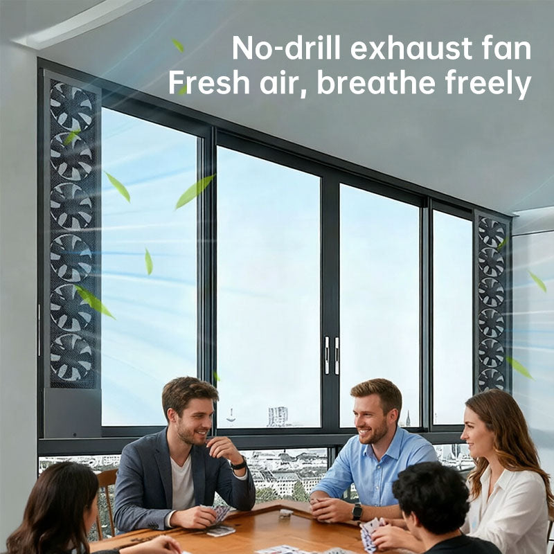 No-Drill Window Exhaust Fan