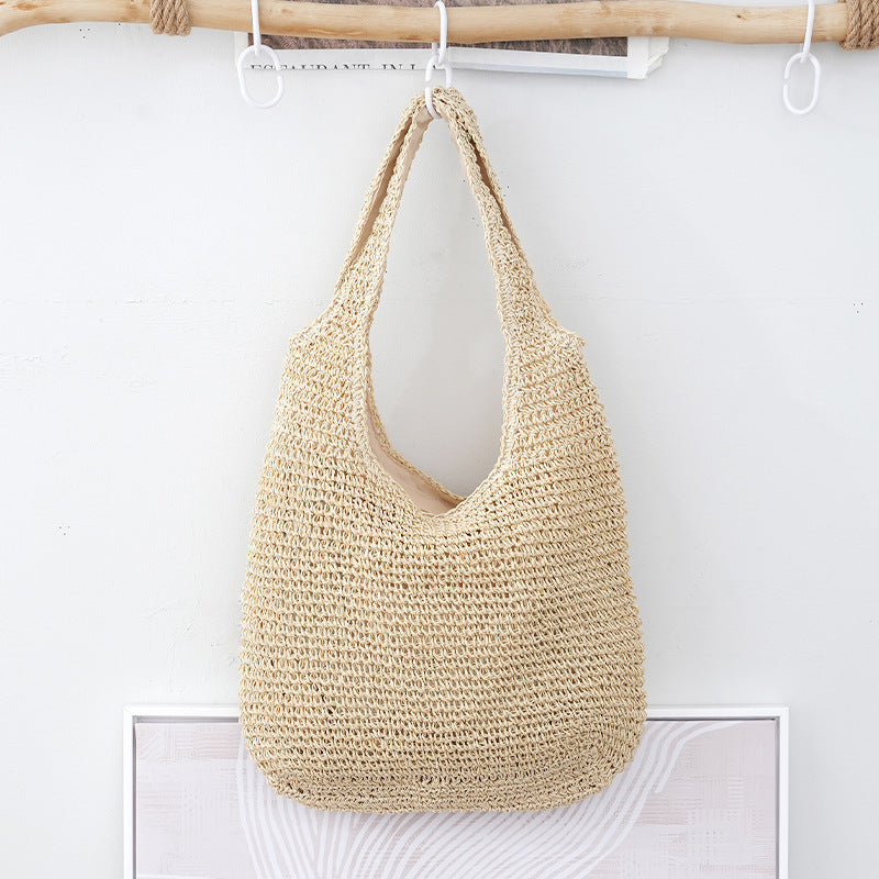 Woven Commute Shoulder Bag