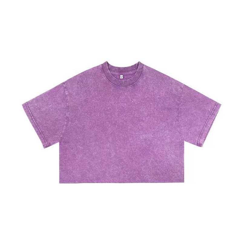 Vintage Washed Cotton Snowflake T-Shirt