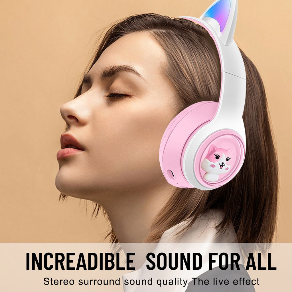 AKZ-07 Cat Ear Bluetooth Headset