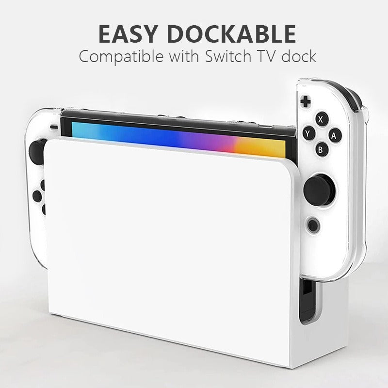 Crystal Case with Stand for Switch OLED