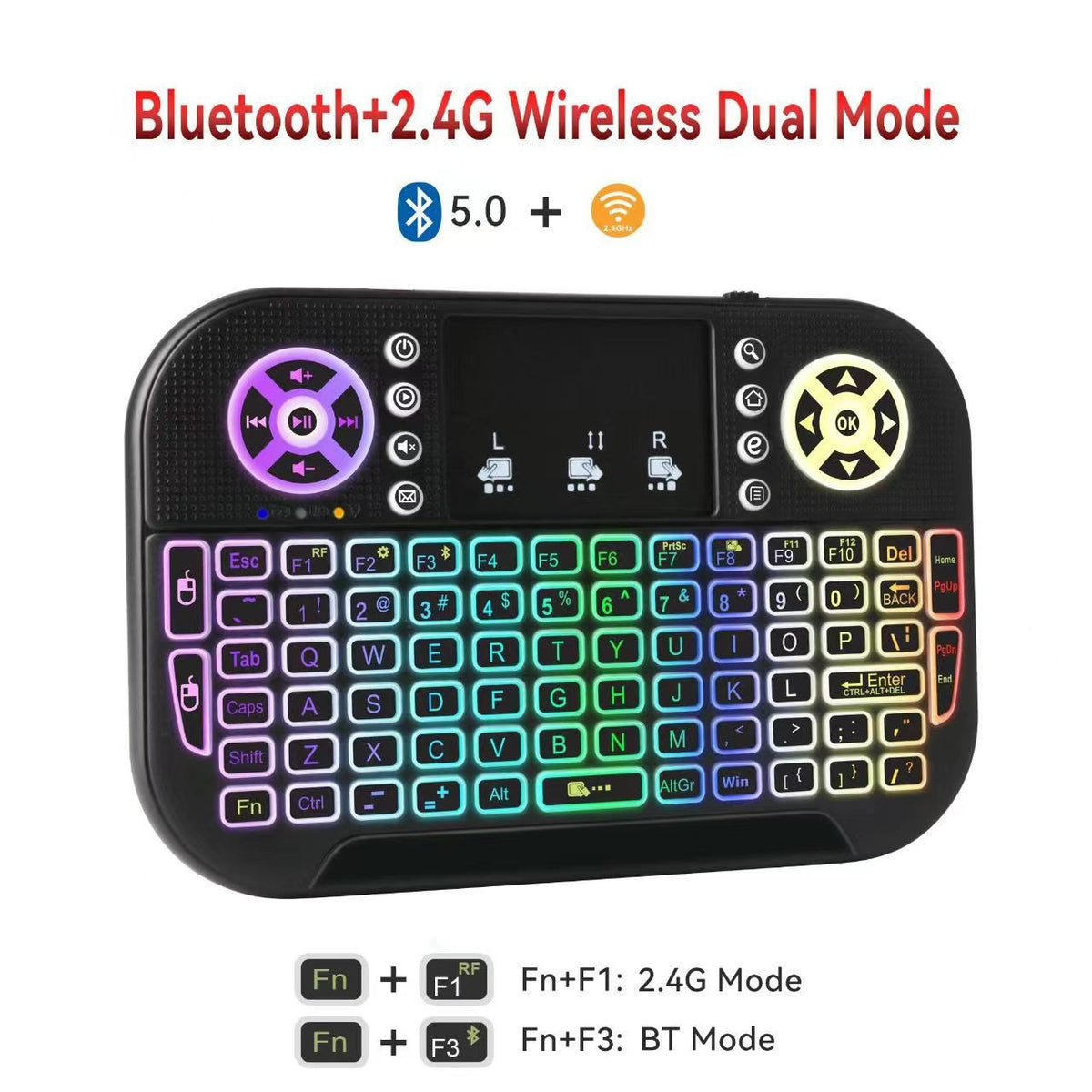 N8 Mini Air Mouse Keyboard with Backlight