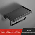 Toilet Mobile Phone Paper Towel Box Bathroom Storage Rack Toilet Paper Drawer Paper Roll Holder Non Perforated Wall Mounted Toilet Paper Hanger