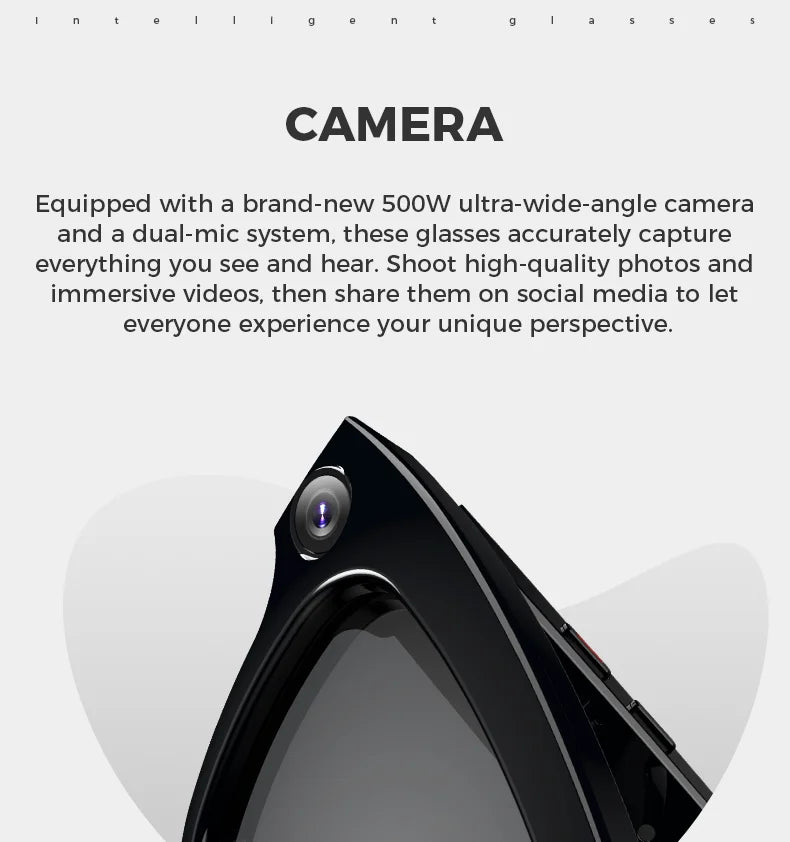 AI Smart Camera Glasses