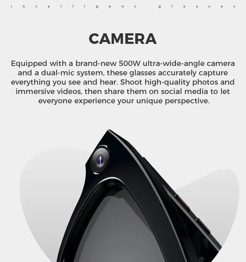 AI Smart Camera Glasses