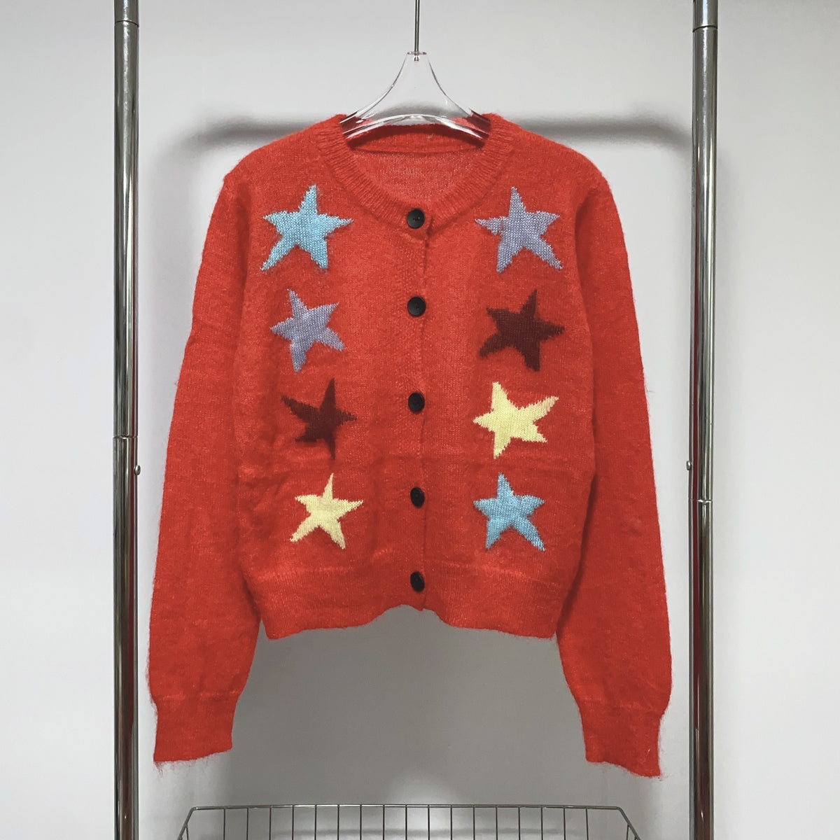 Five-Star Knit Cardigan