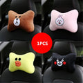 Cartoon Car Headrest Pillow Set