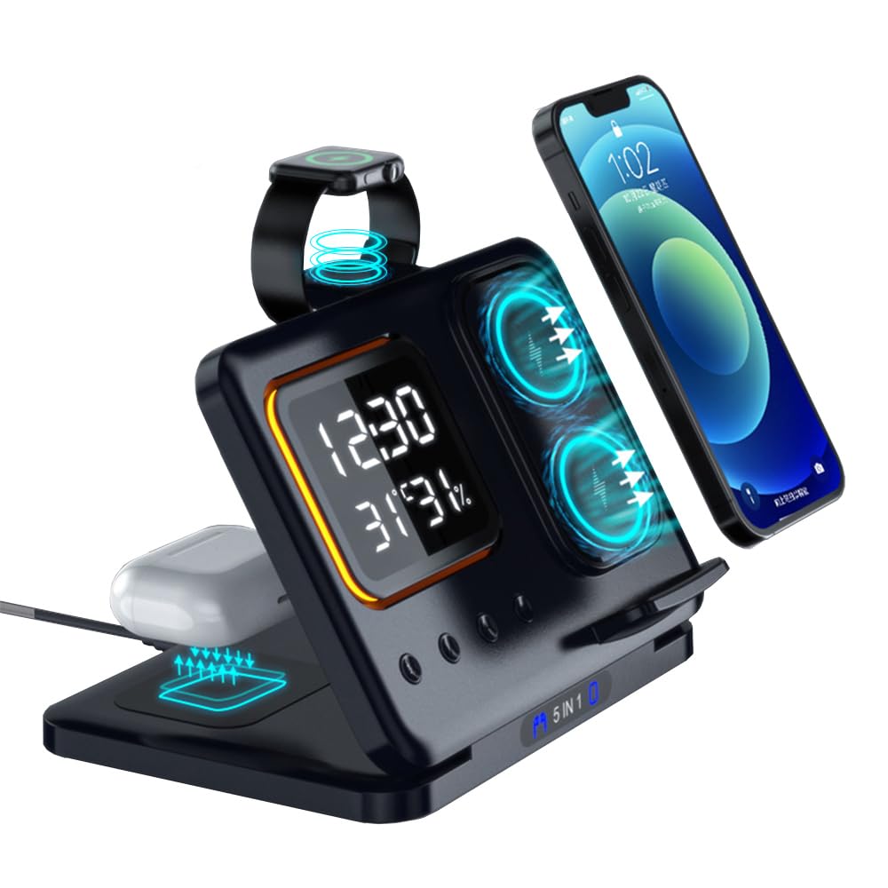 5-in-1 Fast Wireless Charging Stand