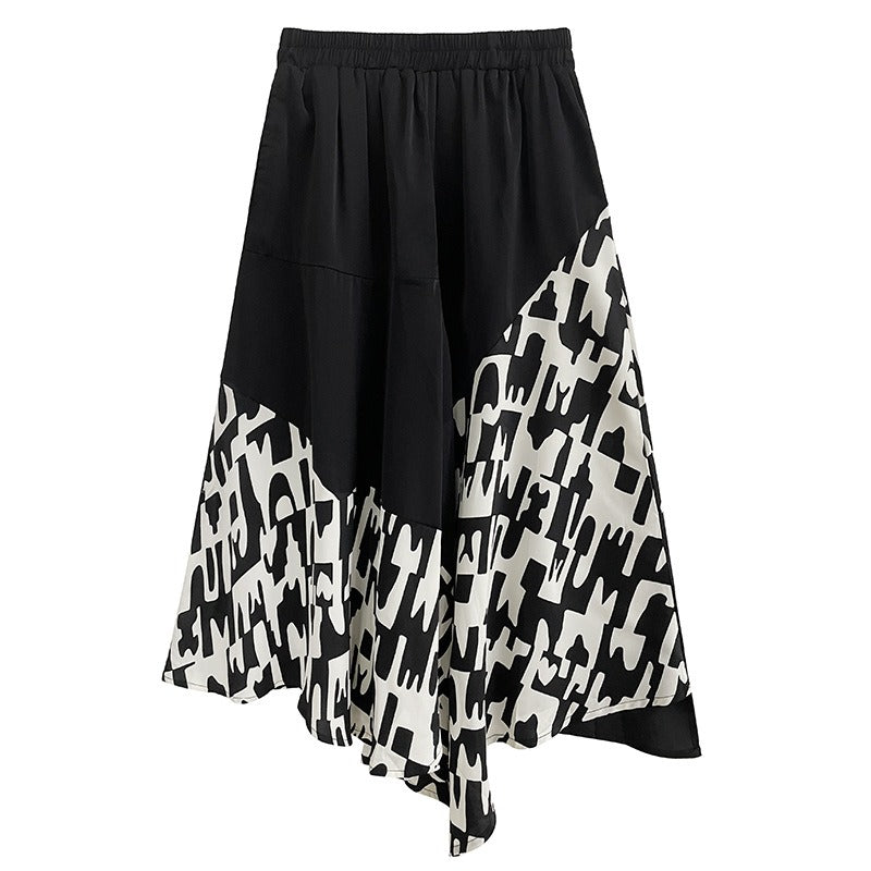 Color-Block Wide Leg Pants