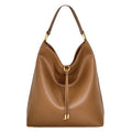 Suede Crossbody Bucket Tote Bag