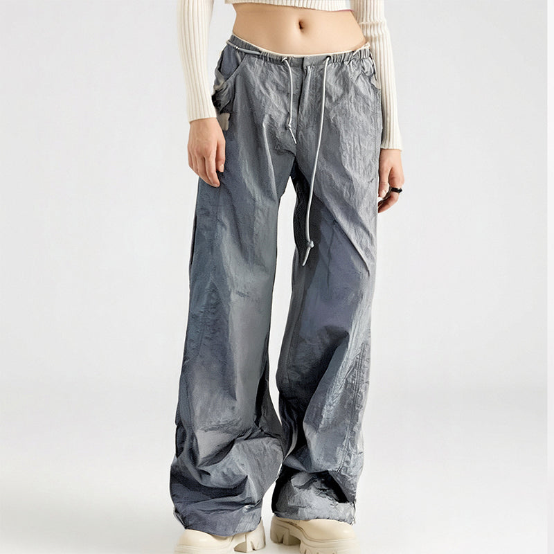 Sun Protection Pleated Wide-Leg Pants
