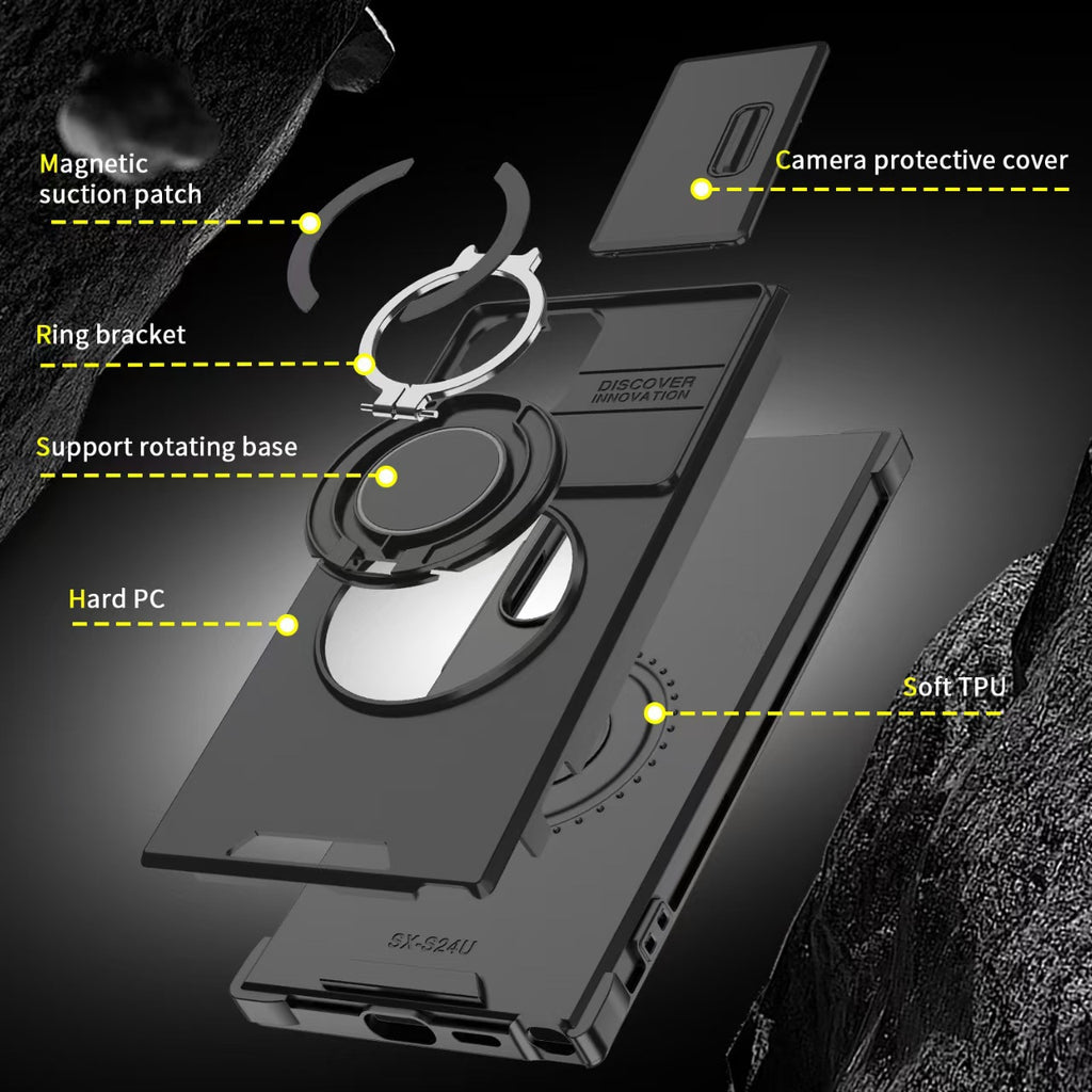 Magnetic Car Mount Case for Samsung S25/S26
