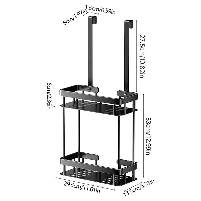 2-Tier Hanging Shower Caddy (No-Drill)