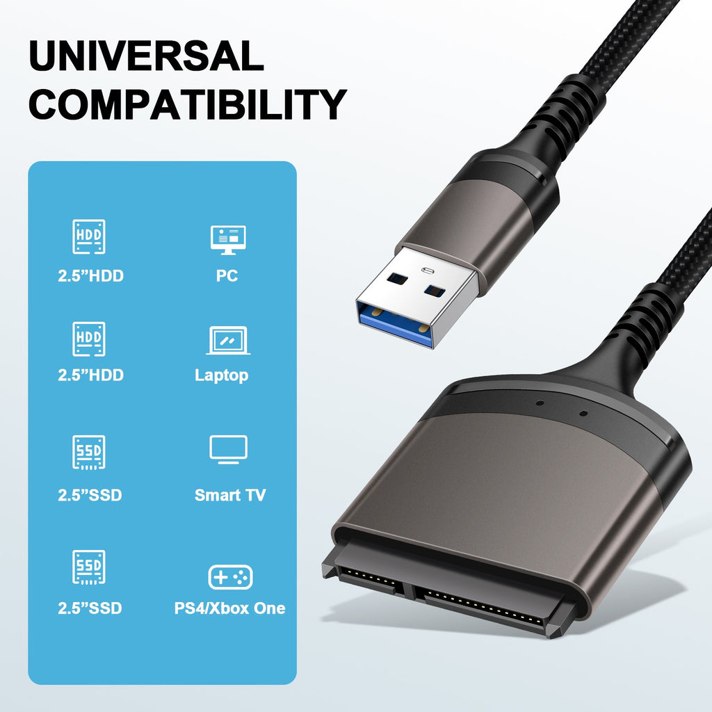Type-C to SATA Hard Drive Adapter Cable