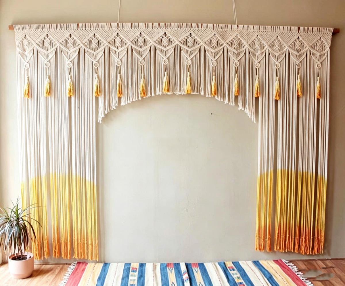 Tassel Tapestry Door Curtain