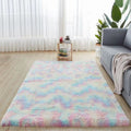 Tie-Dye Velvet Area Rug