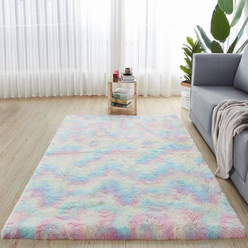 Tie-Dye Velvet Area Rug