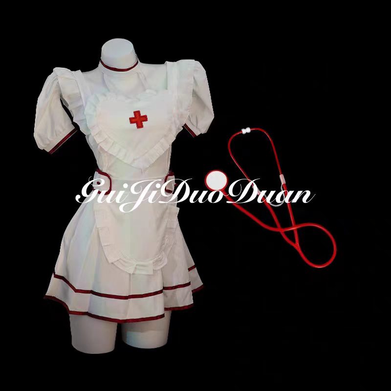 GJ Trick "Sweetheart Nurse" Sexy Costume Role Playing Clothes Small Breasts Romantic Fun Uniform qqny Underwear