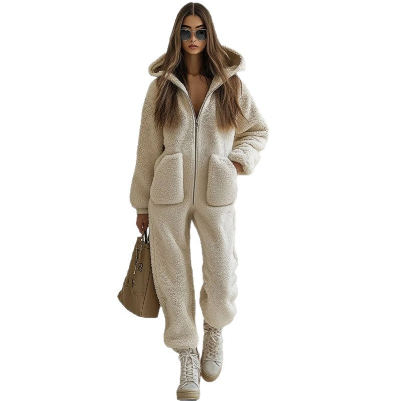 Straight leg loose jumpsuit