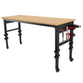 Rolling Heavy-Duty Worktable (72x24in, with Power Socket)