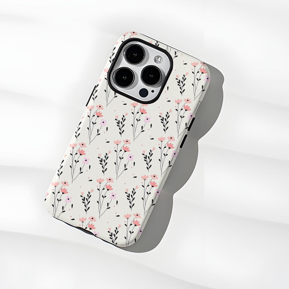 Flower Film Phone Case for iPhone 13-16