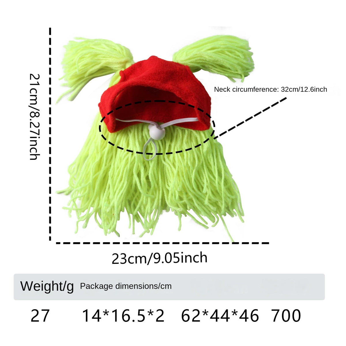 Braided-Style Pet Wool Hat