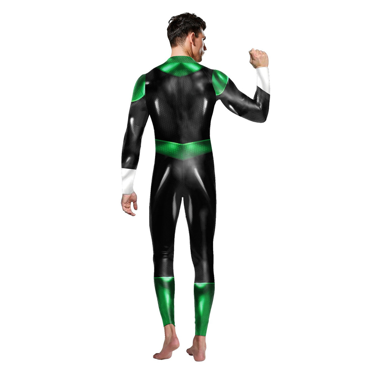 Skeleton Armor Print Jumpsuit Costume