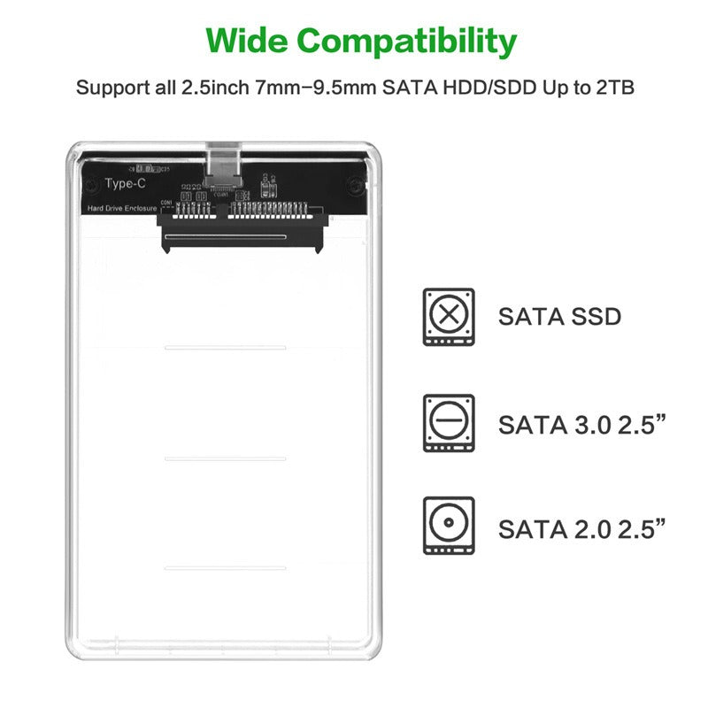 2.5" Type-C Hard Drive Enclosure (USB 3.1)