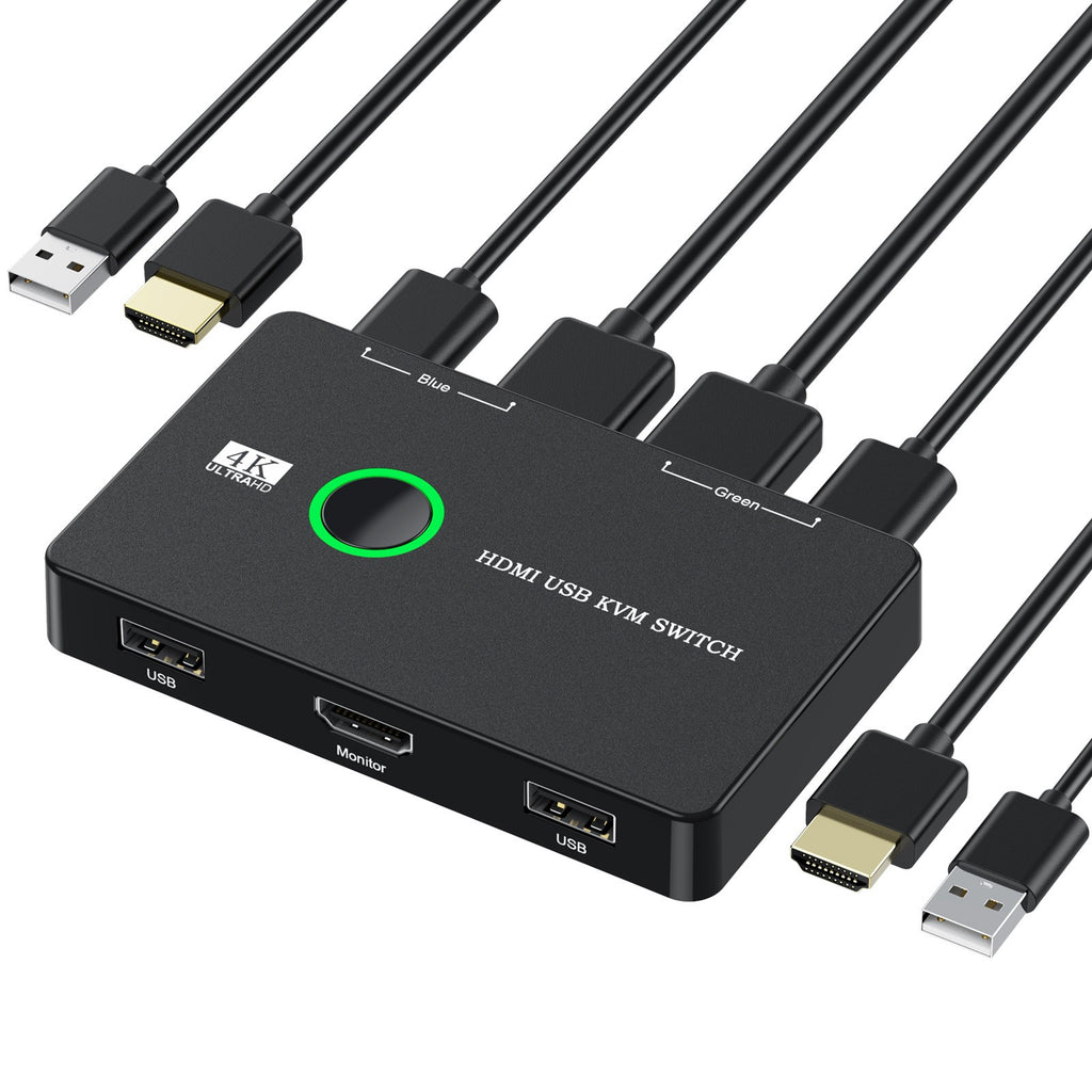 USB/HDMI KVM Switch (2 Computers)
