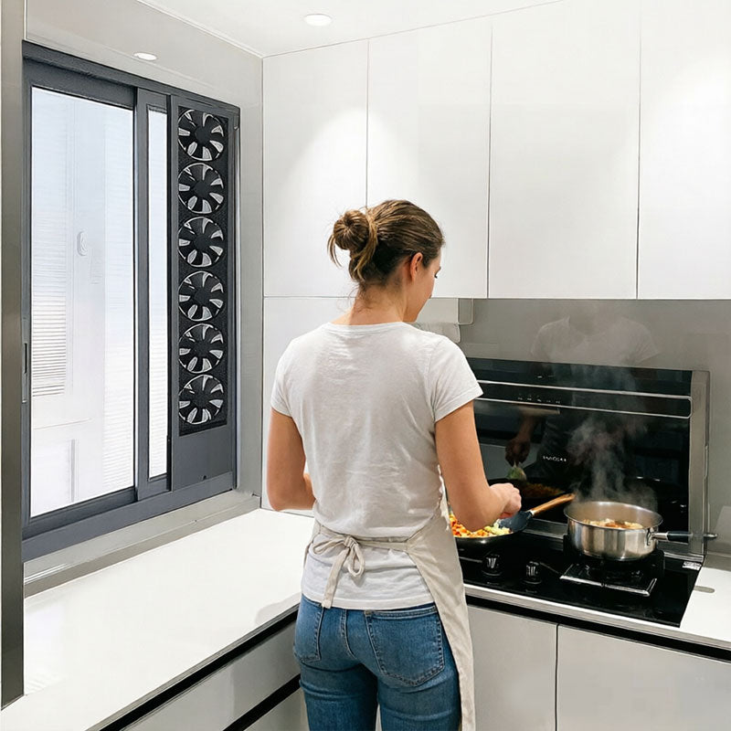 No-Drill Window Exhaust Fan