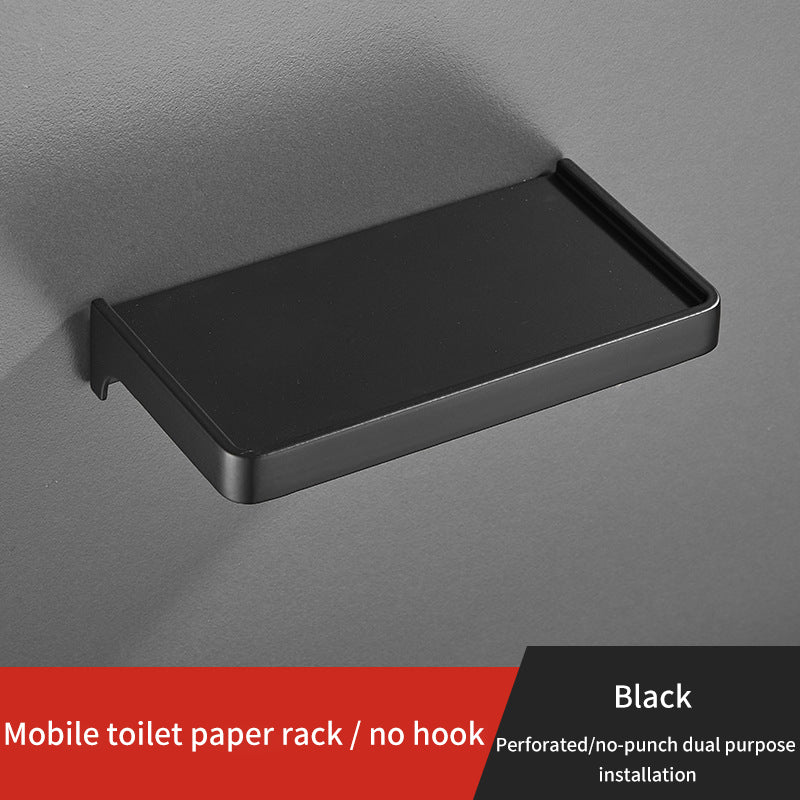 Toilet Mobile Phone Paper Towel Box Bathroom Storage Rack Toilet Paper Drawer Paper Roll Holder Non Perforated Wall Mounted Toilet Paper Hanger