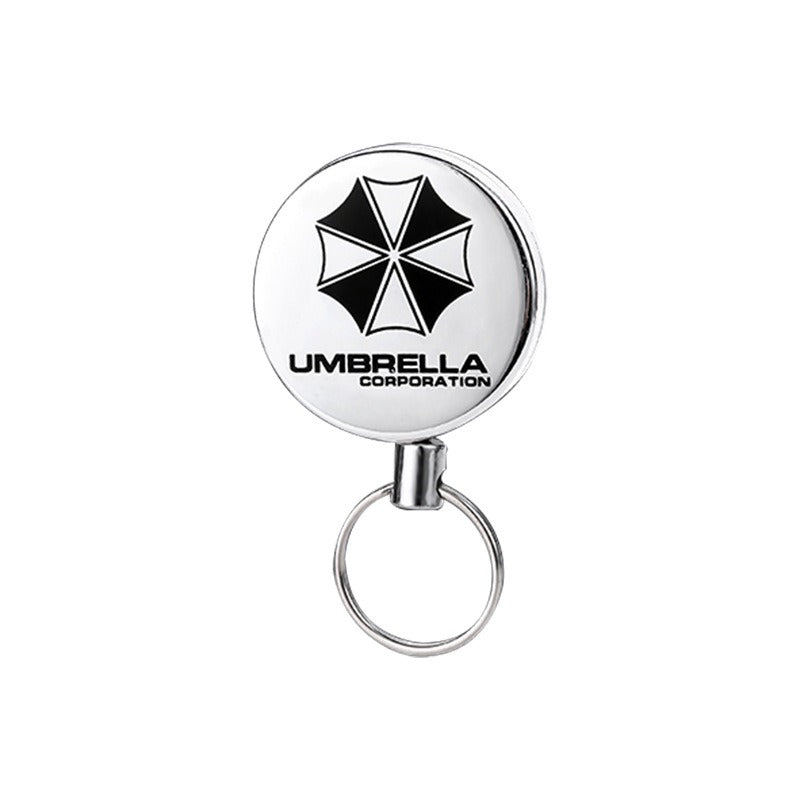 Telescopic Steel Wire Anti-Theft Keychain